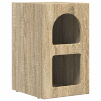 Produktbild för Sängbord Sonoma-ek 29,5 x 33,5 x 50 cm Konstruerat trä