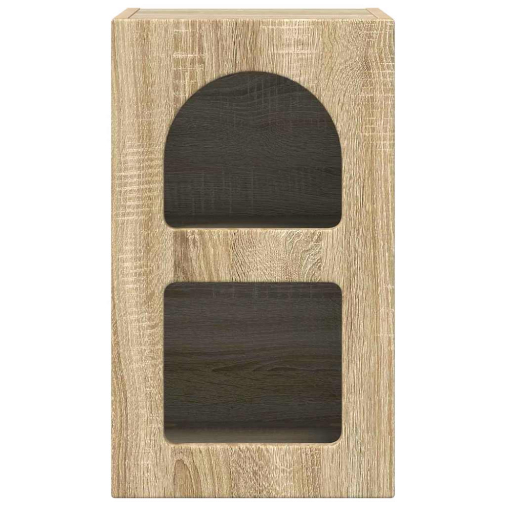 Produktbild för Sängbord Sonoma-ek 29,5 x 33,5 x 50 cm Konstruerat trä