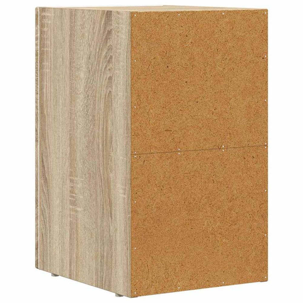 Produktbild för Sängbord Sonoma-ek 29,5 x 33,5 x 50 cm Konstruerat trä