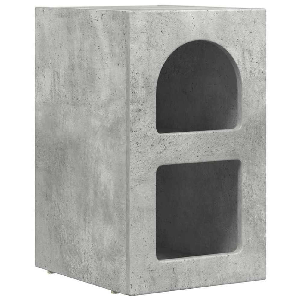 Produktbild för Sängbord 2 pcs Betonggrå 29,5 x 33,5 x 50 cm Konstruerat trä