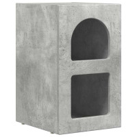 Produktbild för Sängbord 2 pcs Betonggrå 29,5 x 33,5 x 50 cm Konstruerat trä