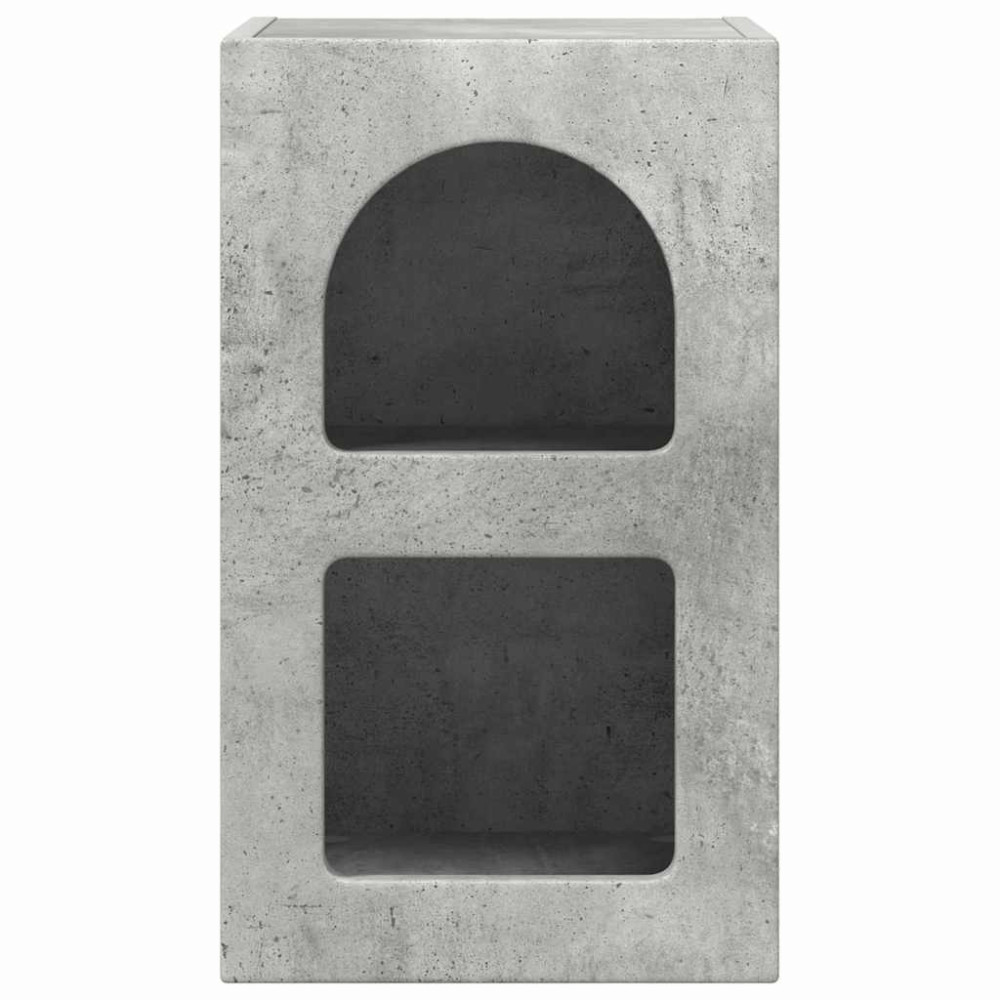 Produktbild för Sängbord 2 pcs Betonggrå 29,5 x 33,5 x 50 cm Konstruerat trä