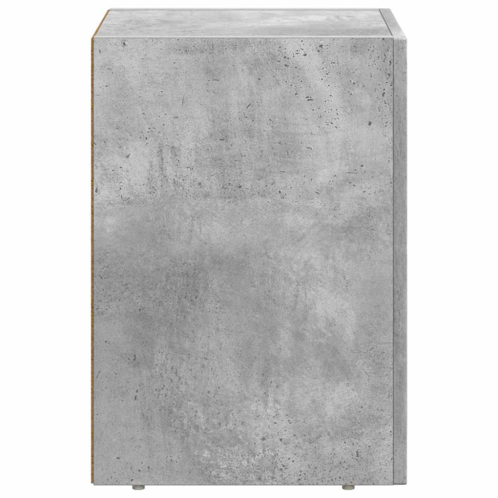 Produktbild för Sängbord 2 pcs Betonggrå 29,5 x 33,5 x 50 cm Konstruerat trä