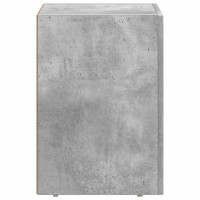 Produktbild för Sängbord 2 pcs Betonggrå 29,5 x 33,5 x 50 cm Konstruerat trä