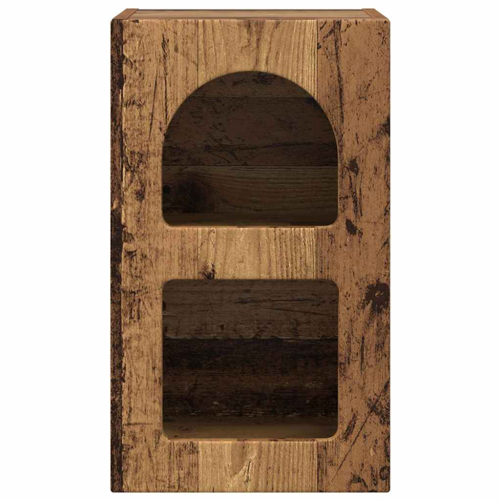 Produktbild för Sängbord Gammalt trä 29,5 x 33,5 x 50 cm Konstruerat trä