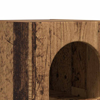 Produktbild för Sängbord 2 pcs Gammalt trä 29,5 x 33,5 x 50 cm Konstruerat trä