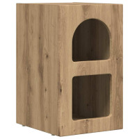 Produktbild för Sängbord ELST Artisan Ek 29,5 x 33,5 x 50 cm Konstruerat trä