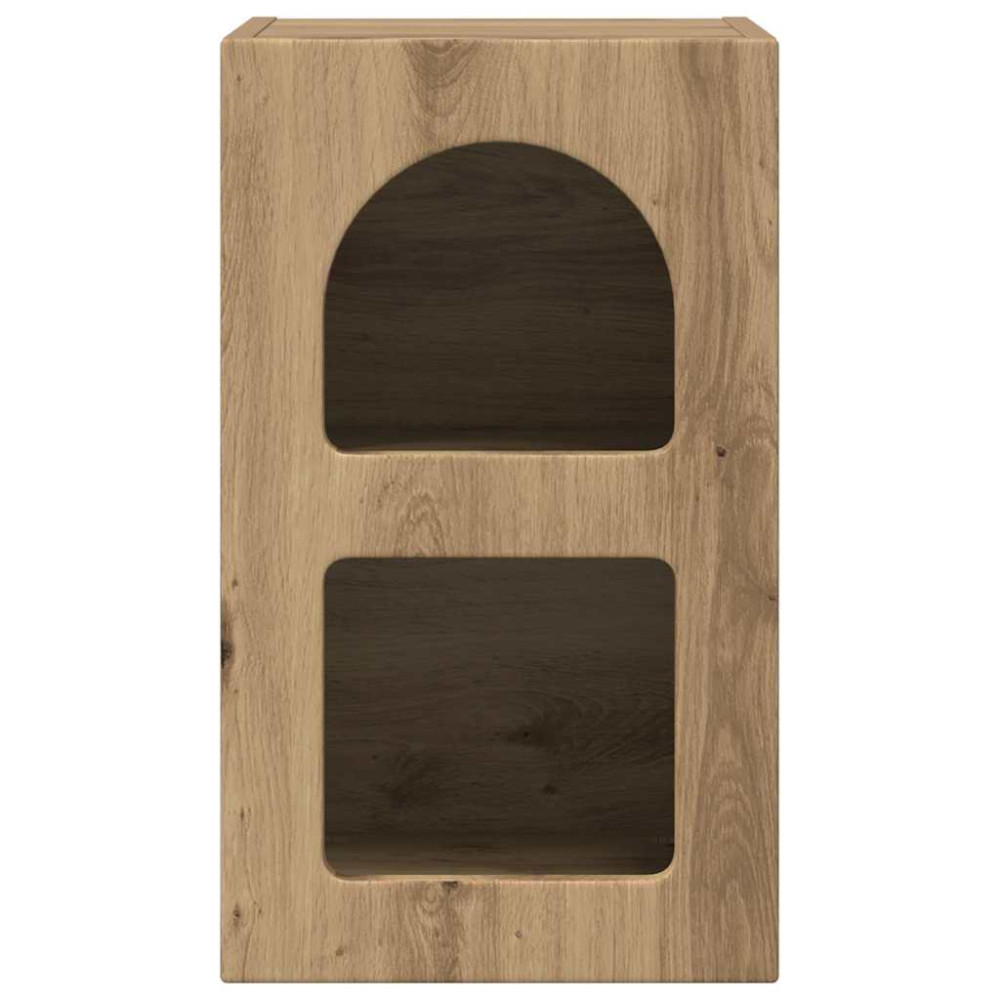 Produktbild för Sängbord ELST Artisan Ek 29,5 x 33,5 x 50 cm Konstruerat trä