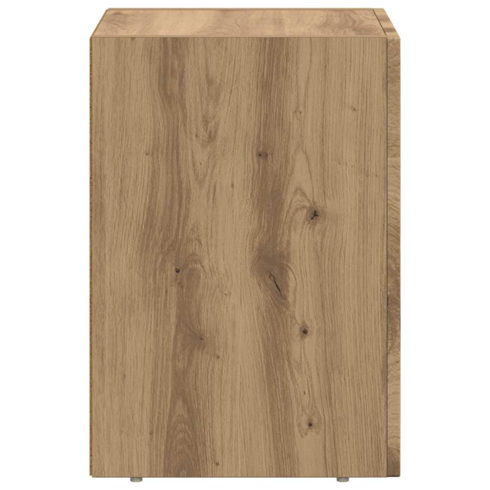 Produktbild för Sängbord ELST Artisan Ek 29,5 x 33,5 x 50 cm Konstruerat trä