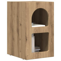 Produktbild för Sängbord 2 pcs Artisan Ek 29,5 x 33,5 x 50 cm Konstruerat trä