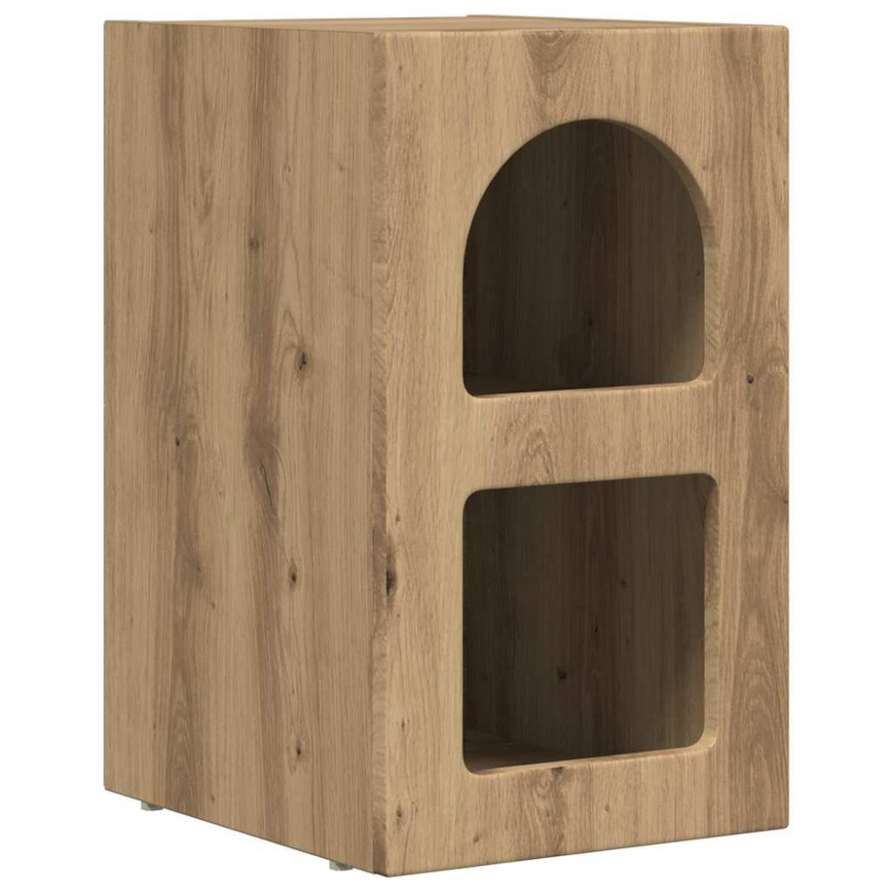 Produktbild för Sängbord 2 pcs Artisan Ek 29,5 x 33,5 x 50 cm Konstruerat trä