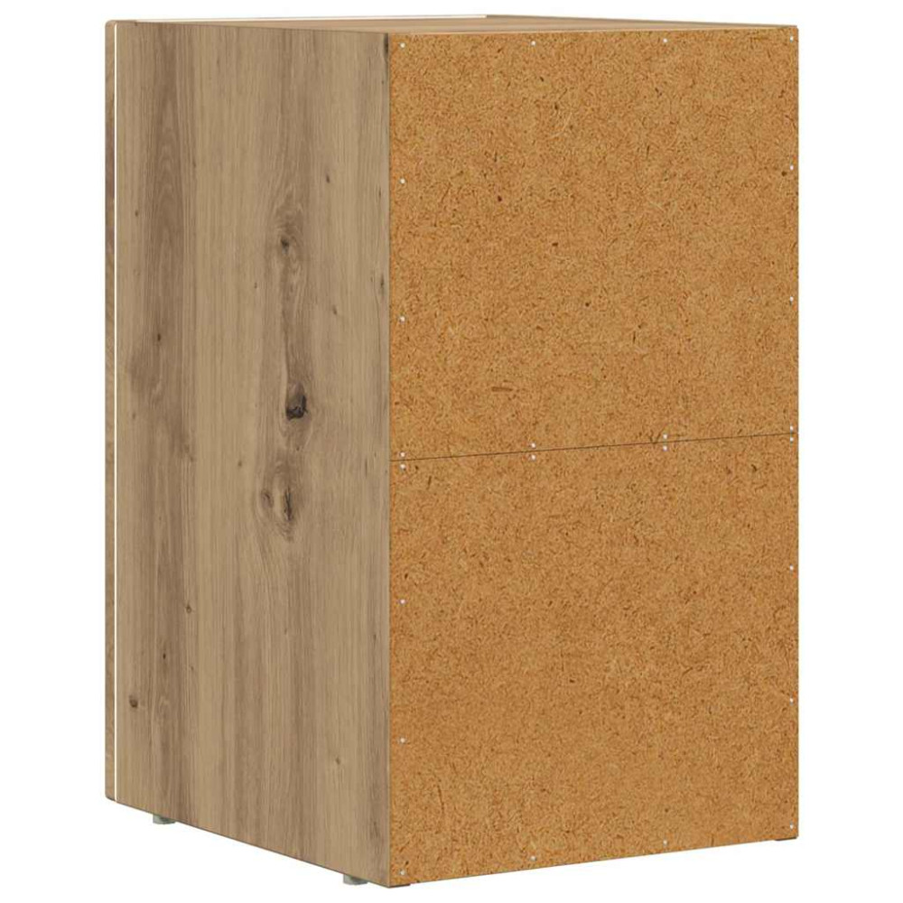 Produktbild för Sängbord 2 pcs Artisan Ek 29,5 x 33,5 x 50 cm Konstruerat trä