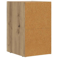 Produktbild för Sängbord 2 pcs Artisan Ek 29,5 x 33,5 x 50 cm Konstruerat trä