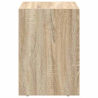 Produktbild för Sängbord ELST 2 st Sonoma-ek 40 x 35 x 50 cm Konstruerat trä