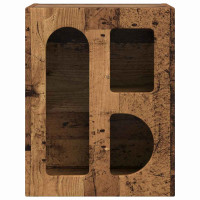 Produktbild för Sängbord Gammalt trä 40 x 35 x 50 cm Konstruerat trä