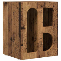 Produktbild för Sängbord ELST 2 st Gammalt trä 40 x 35 x 50 cm Konstruerat trä