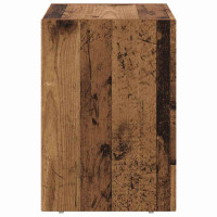 Produktbild för Sängbord ELST 2 st Gammalt trä 40 x 35 x 50 cm Konstruerat trä