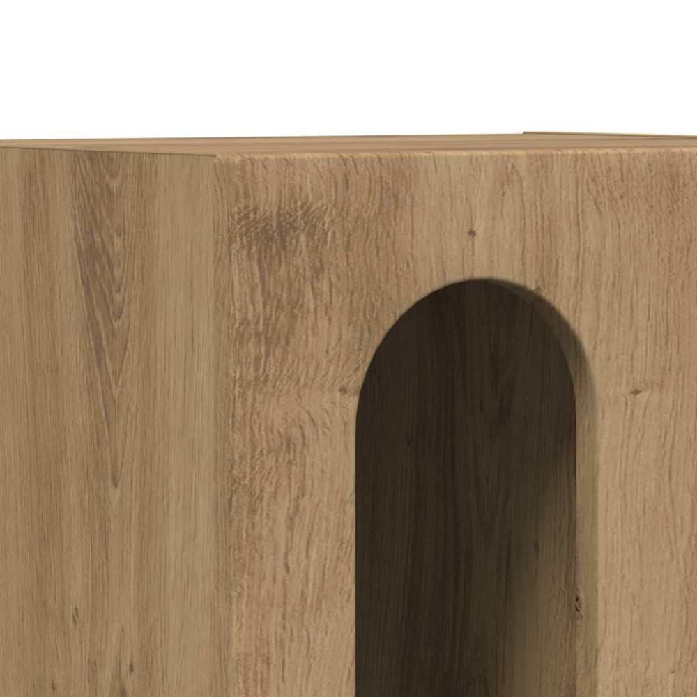 Produktbild för Sängbord Artisan Ek 40 x 35 x 50 cm Konstruerat trä