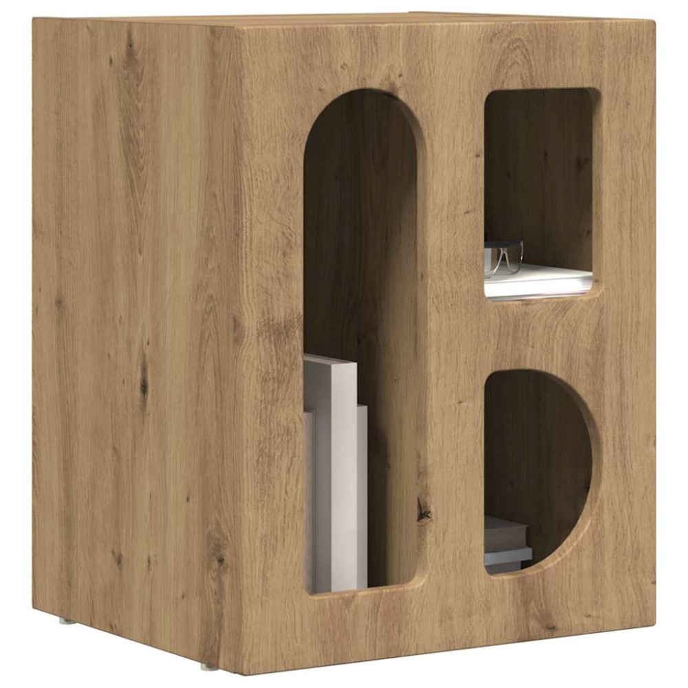 Produktbild för Sängbord 2 pcs Artisan Ek 40 x 35 x 50 cm Konstruerat trä
