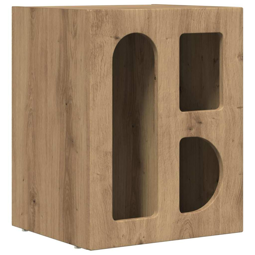 Produktbild för Sängbord 2 pcs Artisan Ek 40 x 35 x 50 cm Konstruerat trä