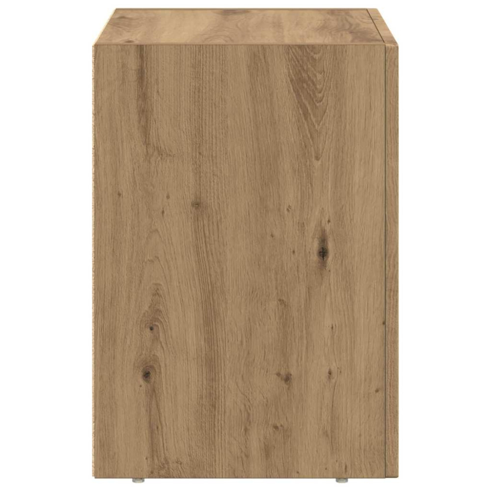 Produktbild för Sängbord 2 pcs Artisan Ek 40 x 35 x 50 cm Konstruerat trä