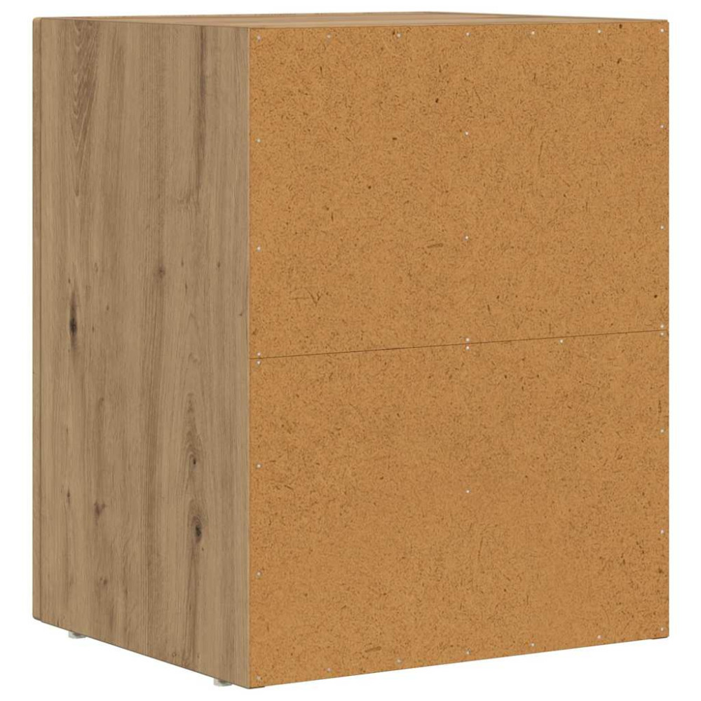 Produktbild för Sängbord 2 pcs Artisan Ek 40 x 35 x 50 cm Konstruerat trä