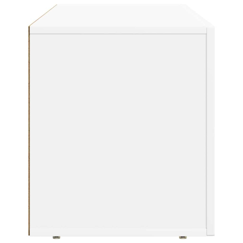 Produktbild för TV-skåp ELST 100 x 35 x 40 cm Vit Konstruerat trä