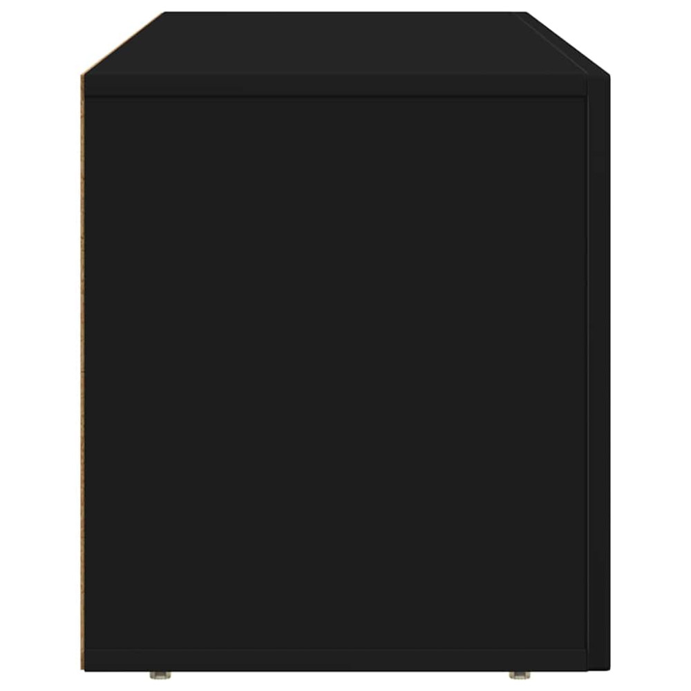 Produktbild för TV-skåp ELST 100 x 35 x 40 cm Svart Konstruerat trä