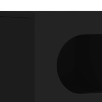 Produktbild för TV-skåp ELST 100 x 35 x 40 cm Svart Konstruerat trä