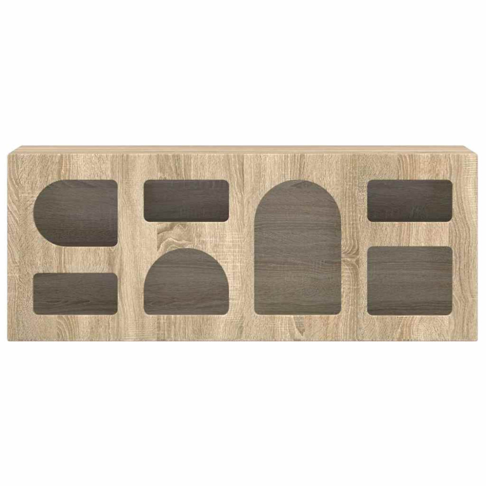 Produktbild för TV-skåp ELST 100 x 35 x 40 cm Sonoma-ek Konstruerat trä