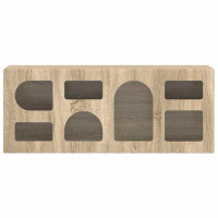 Produktbild för TV-skåp ELST 100 x 35 x 40 cm Sonoma-ek Konstruerat trä