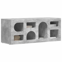 Produktbild för TV-skåp ELST 100 x 35 x 40 cm Betonggrå Konstruerat trä