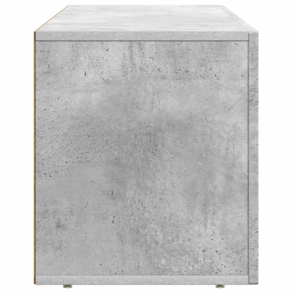 Produktbild för TV-skåp ELST 100 x 35 x 40 cm Betonggrå Konstruerat trä