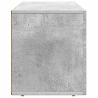 Produktbild för TV-skåp ELST 100 x 35 x 40 cm Betonggrå Konstruerat trä