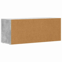 Produktbild för TV-skåp ELST 100 x 35 x 40 cm Betonggrå Konstruerat trä