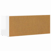 Produktbild för TV-skåp ELST 100 x 35 x 40 cm Högblanka vita Konstruerat trä