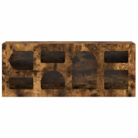 Produktbild för TV-skåp ELST 100 x 35 x 40 cm Rökt ek Konstruerat trä