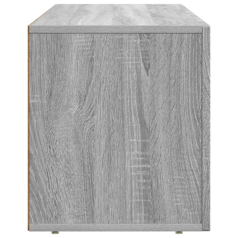 Produktbild för TV-skåp ELST 100 x 35 x 40 cm Grå Sonoma Konstruerat trä