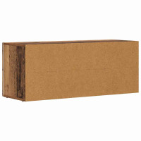 Produktbild för TV-skåp ELST 100 x 35 x 40 cm Gammalt trä Konstruerat trä