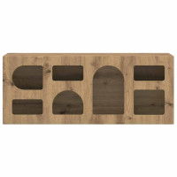 Produktbild för TV-skåp ELST 100 x 35 x 40 cm Artisan Ek Konstruerat trä