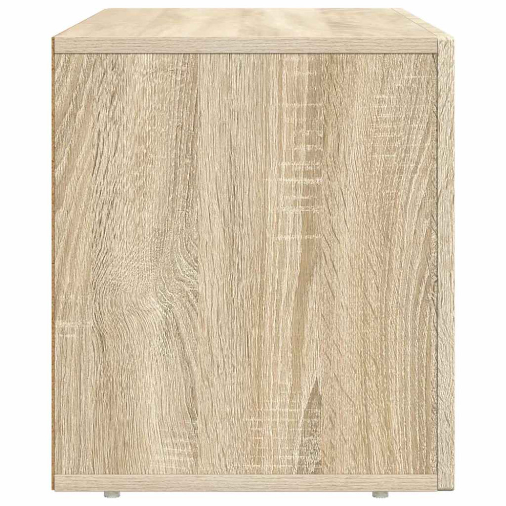 Produktbild för TV-skåp ELST 80 x 35 x 40 cm Sonoma-ek Konstruerat trä