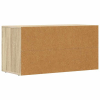 Produktbild för TV-skåp ELST 80 x 35 x 40 cm Sonoma-ek Konstruerat trä