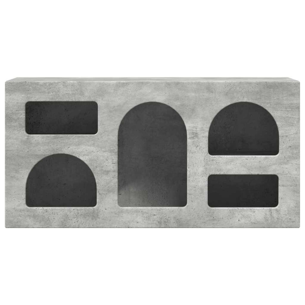 Produktbild för TV-skåp ELST 80 x 35 x 40 cm Betonggrå Konstruerat trä