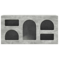 Produktbild för TV-skåp ELST 80 x 35 x 40 cm Betonggrå Konstruerat trä