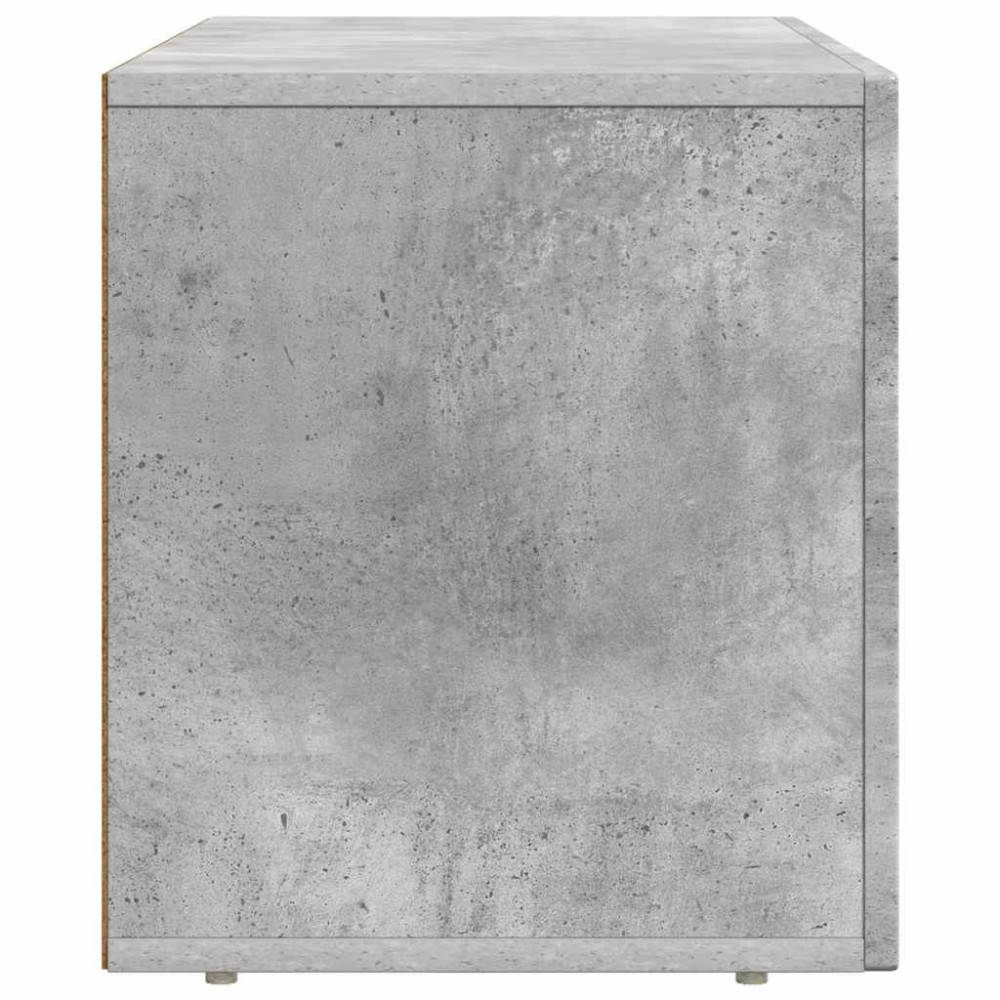 Produktbild för TV-skåp ELST 80 x 35 x 40 cm Betonggrå Konstruerat trä