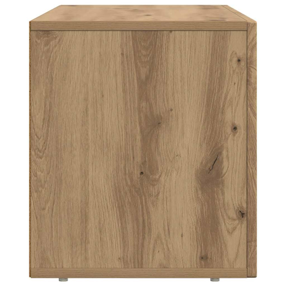 Produktbild för TV-skåp ELST 80 x 35 x 40 cm Artisan Ek Konstruerat trä