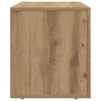 Produktbild för TV-skåp ELST 80 x 35 x 40 cm Artisan Ek Konstruerat trä
