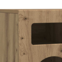 Produktbild för TV-skåp ELST 80 x 35 x 40 cm Artisan Ek Konstruerat trä