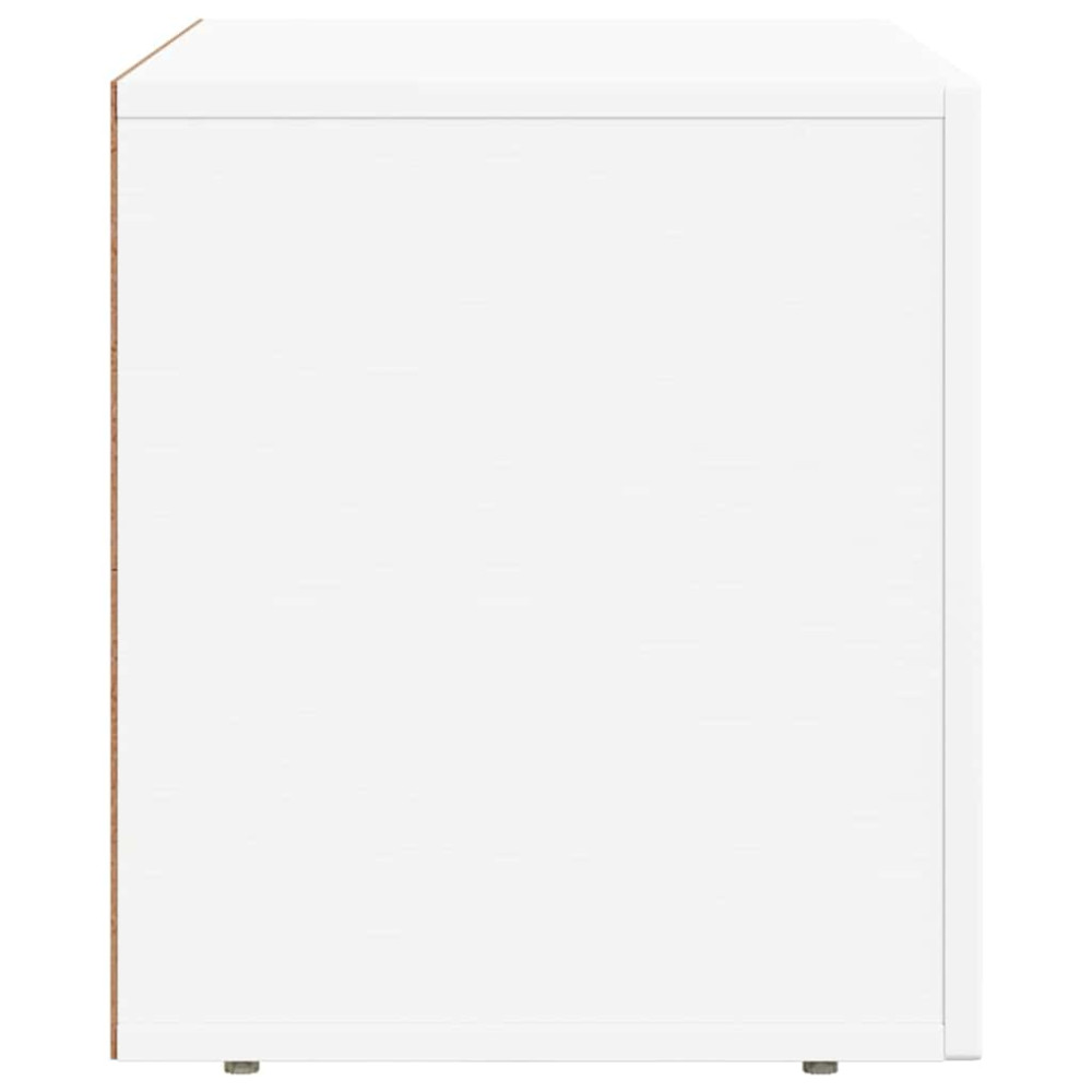 Produktbild för TV-skåp ELST 60 x 35 x 40 cm Vit Konstruerat trä