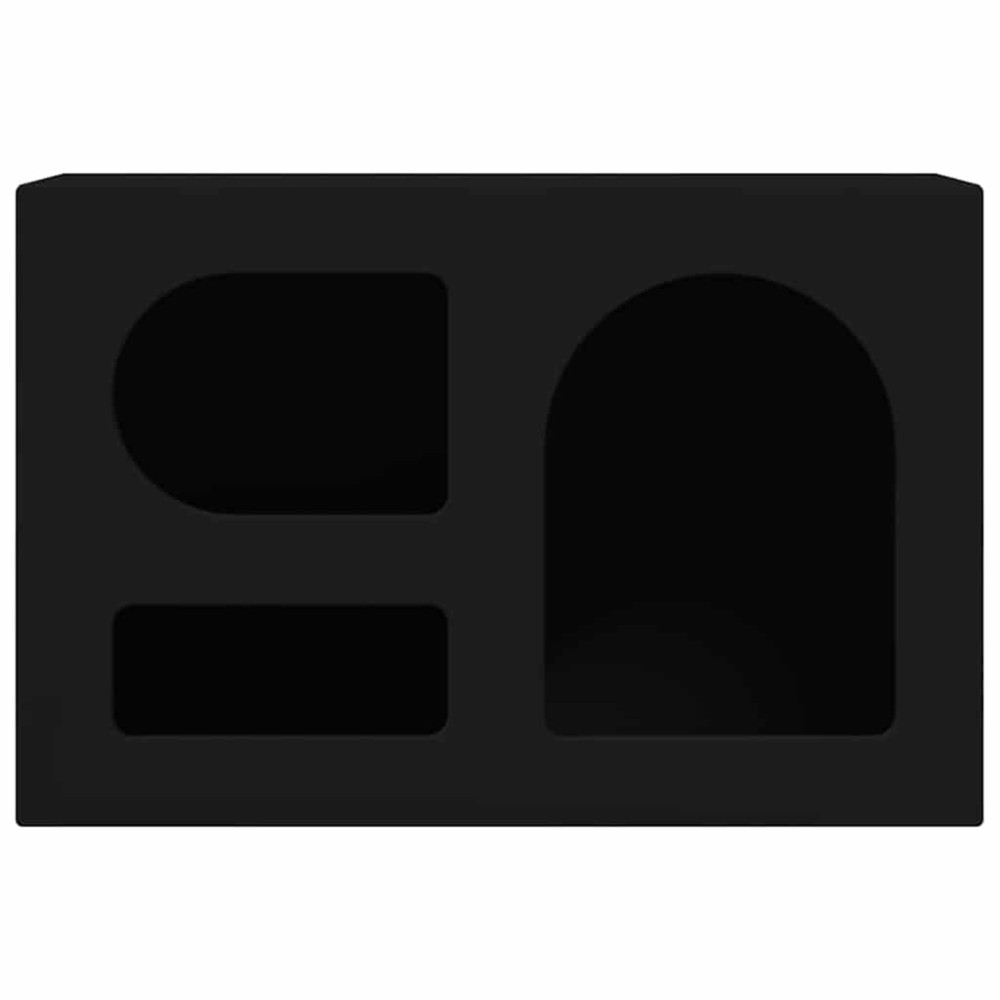 Produktbild för TV-skåp ELST 60 x 35 x 40 cm Svart Konstruerat trä